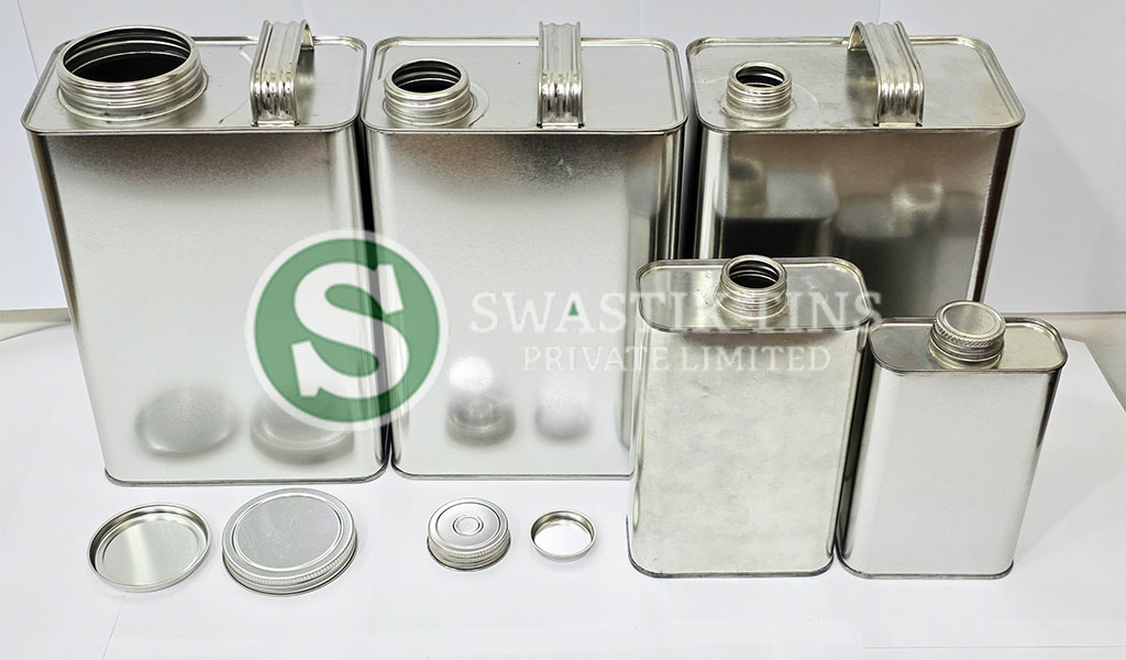 Metal F-style can with screw cap