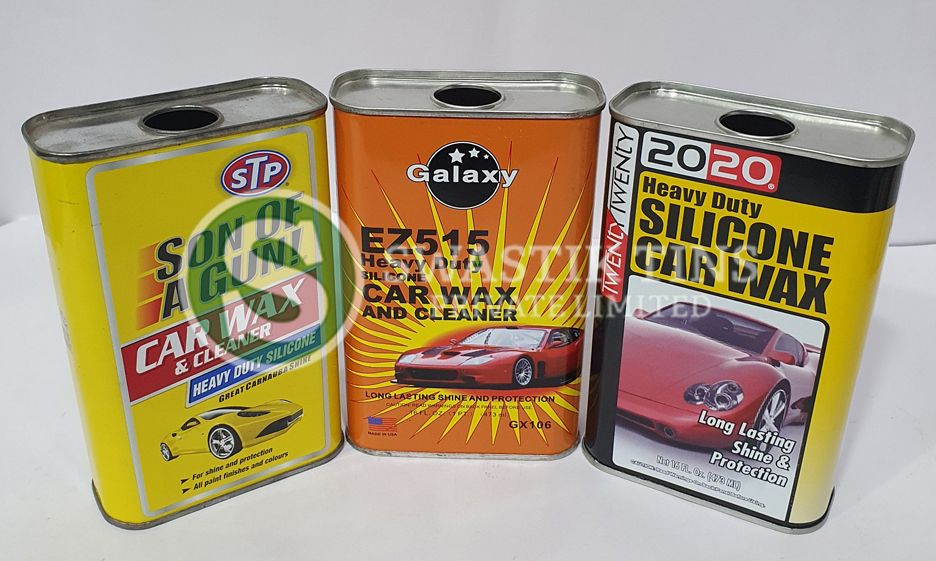 Gallon tin cans