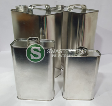 F-style cans or rectangular tin